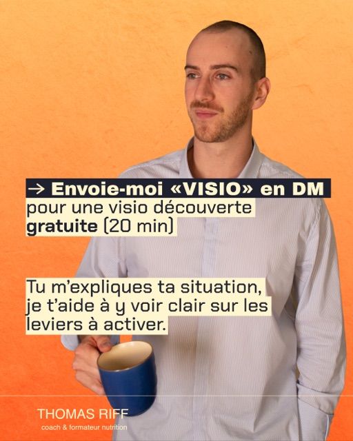 Pochette Instagram : envoie-moi VISIO en DM pour une visio découverte gratuite